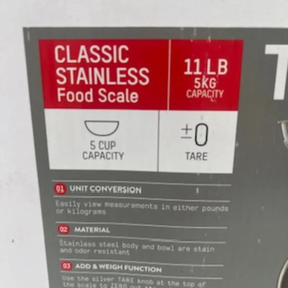 NEW Taylor Classic Stainless Steel Mechanical‎ Food Scale